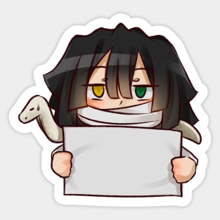 kimetsu no yaiba - Iguro Obanai Sticker